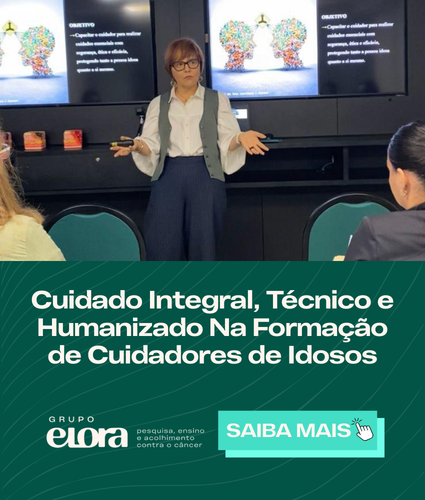 Curso para cuidadores de idosos com foco em cuidado técnico e humanizado está com inscrições abertas