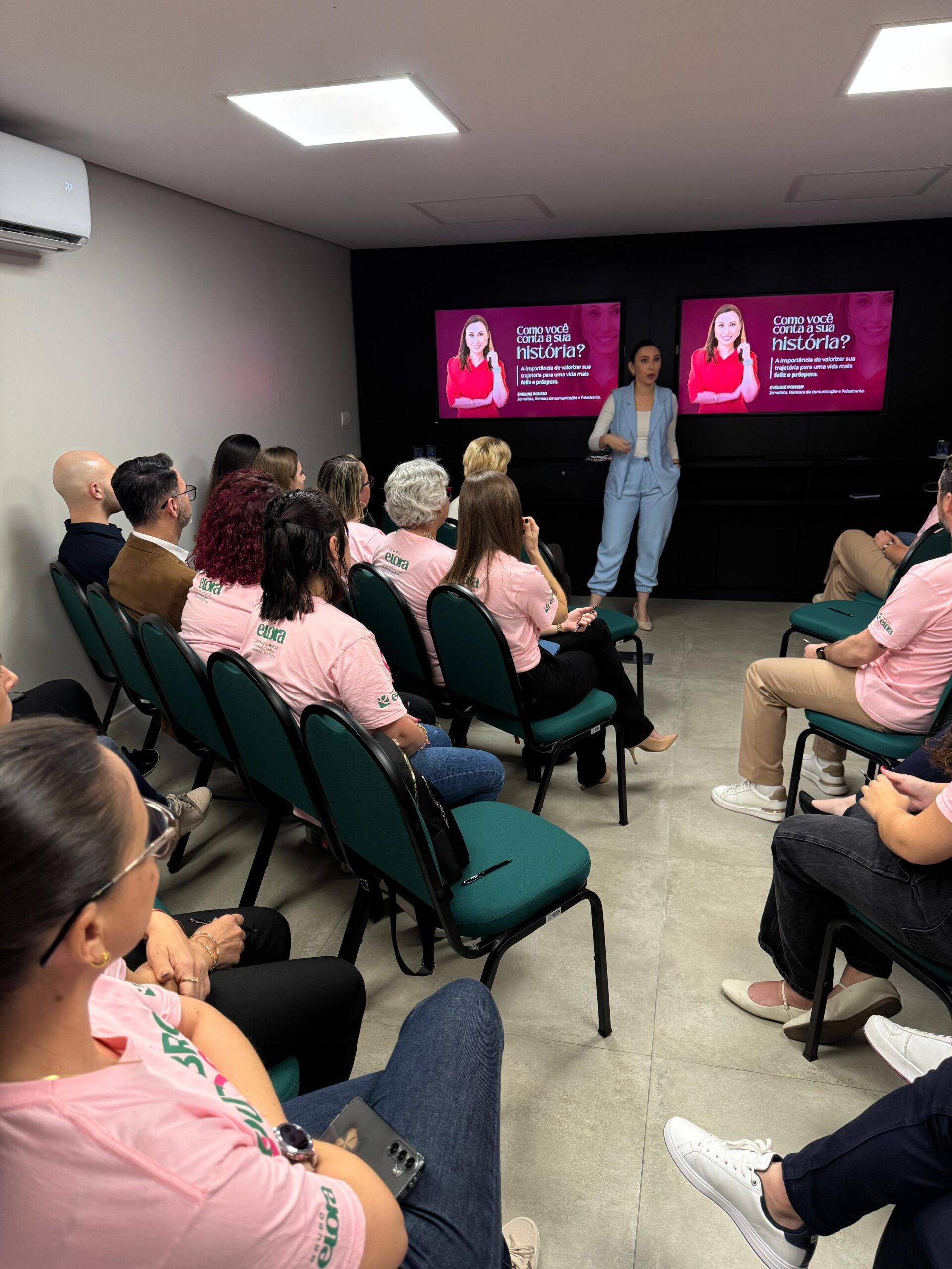 Grupo Elora promove palestra com Eveline Poncio sobre a valorização da jornada pessoal